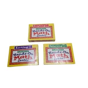 Lakeshore Hands on Math Center  Graphing, Patterning, Sorting Set Of 3 New Rare